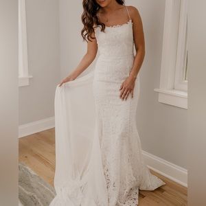 Lulu’s Ivory Wedding Dress